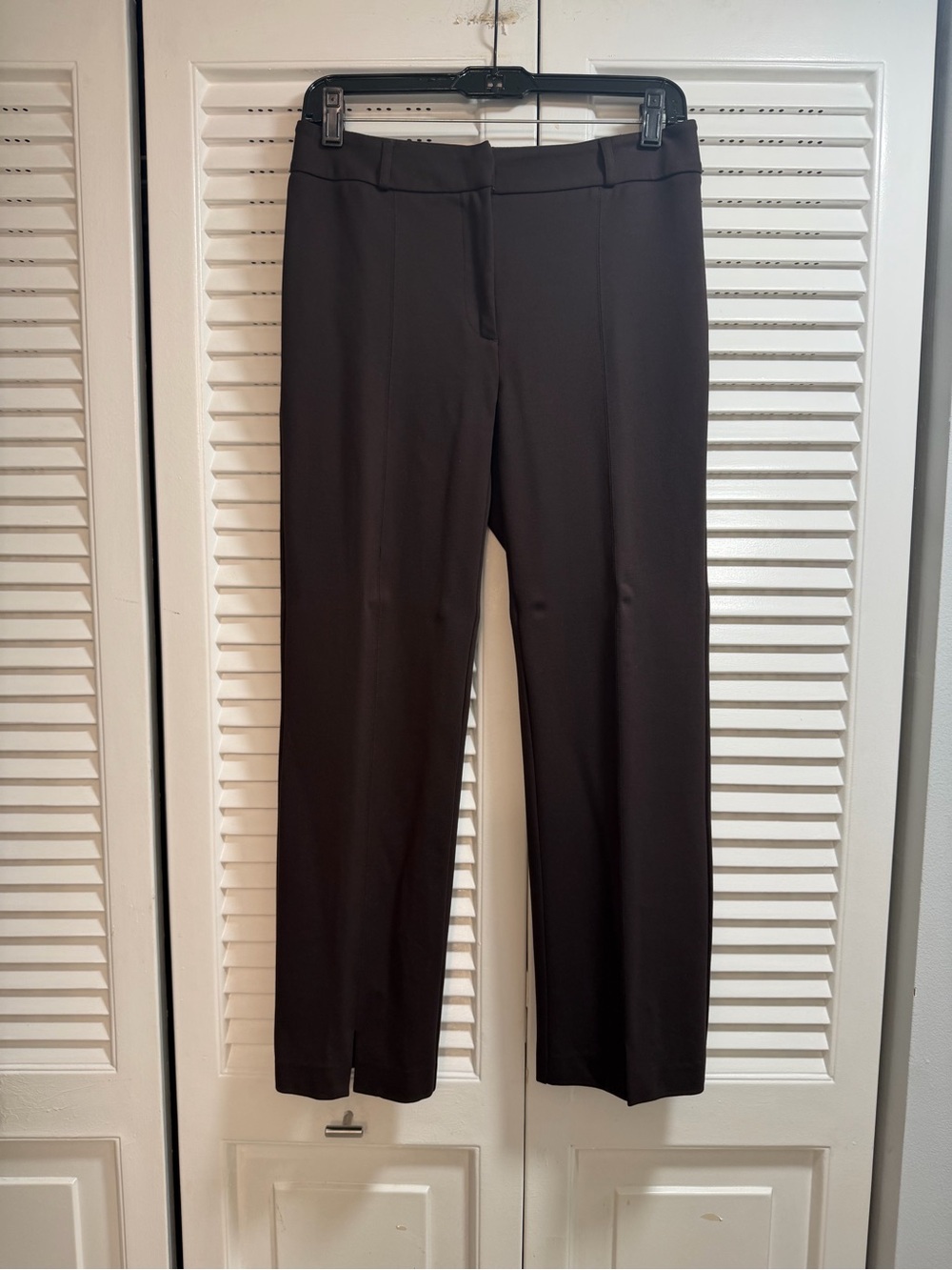 J. McLaughlin Brown Straight-Leg Dress Pants